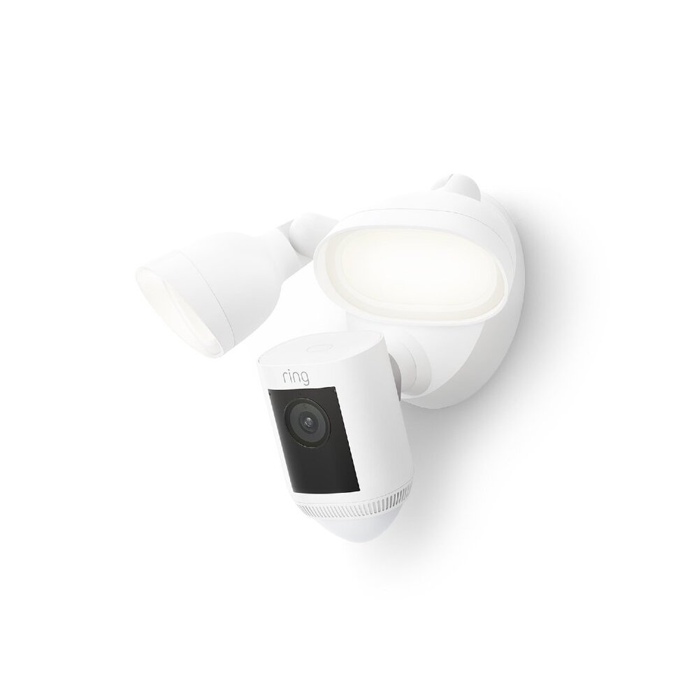 Brand New Ring Floodlight Cam Wired Pro Security Camera - White